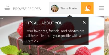 Give 'em a taste of your personality tooltip